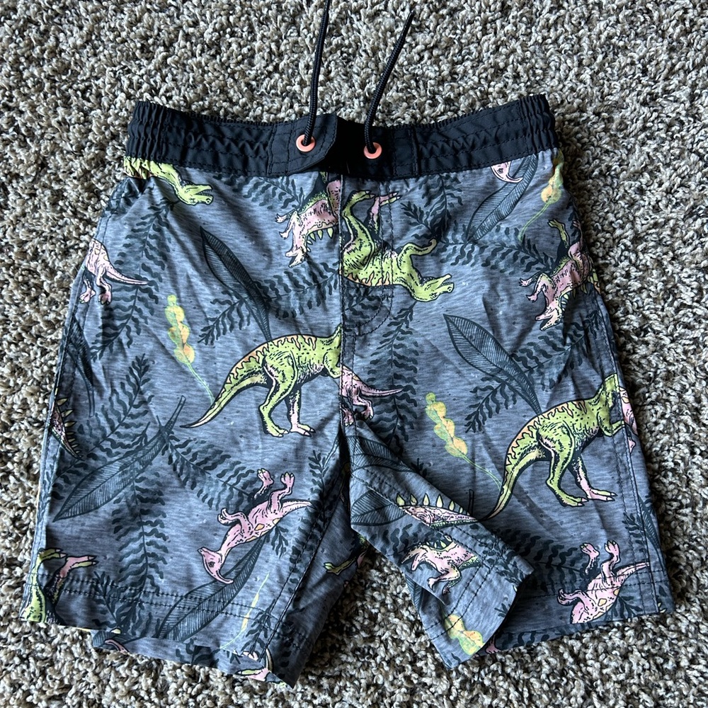 Old Navy Black and White Swim Shorts